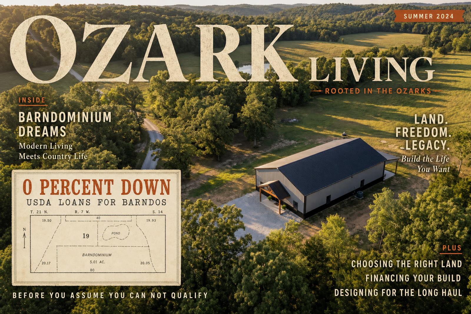 USDA rural development loans &mdash; steel-frame construction in the Ozarks