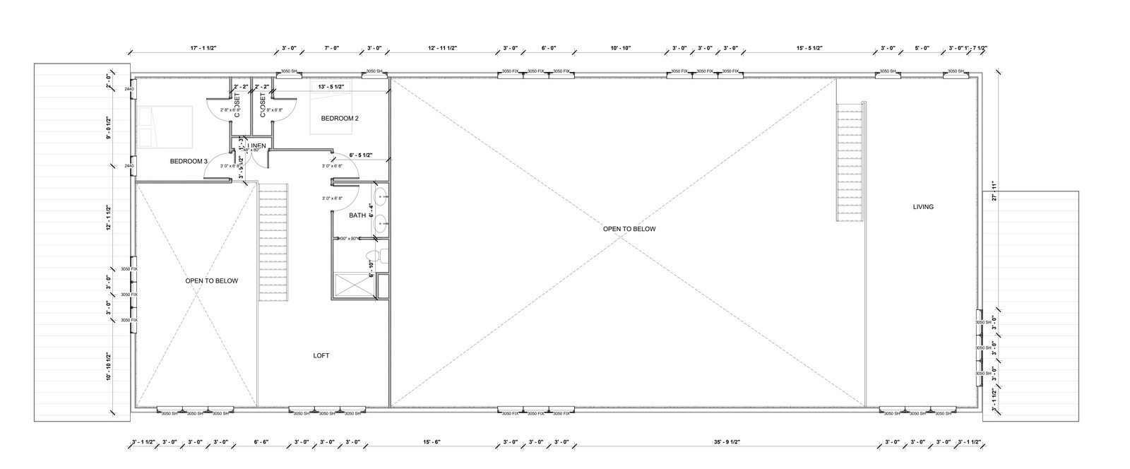 The Truman &mdash; optional second floor plan for owner wood framing.