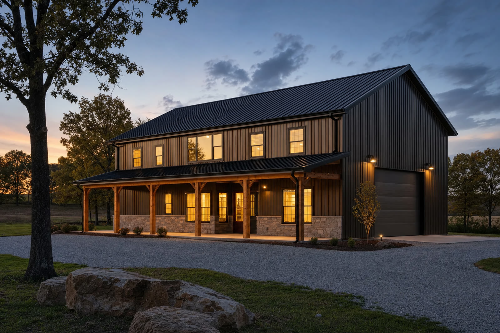 40x60 barndominium steel building